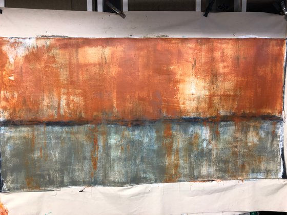 Rusted Concrete (80x42in)