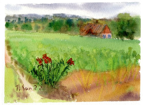 The farm house at the Hellingly, England