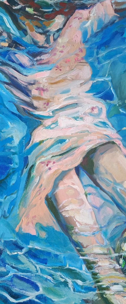 The new dress in the Pool/1 by Oxana Raduga