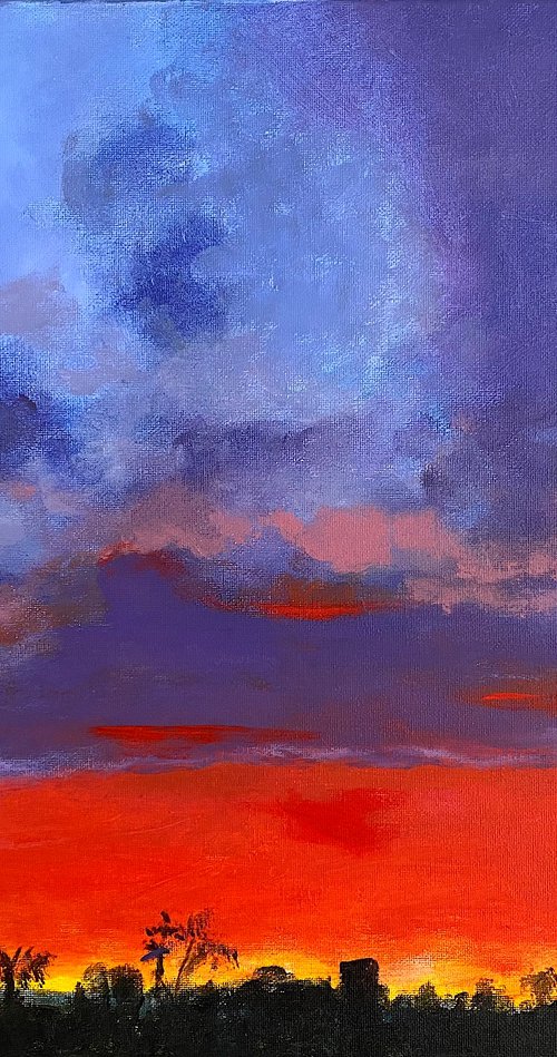 Sunset at Newport Beach III by Mutlu Ertac
