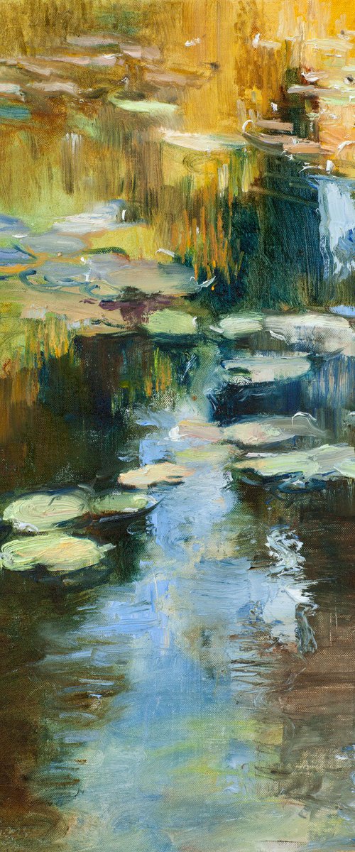 Summer day on the river by Oksana Shulga