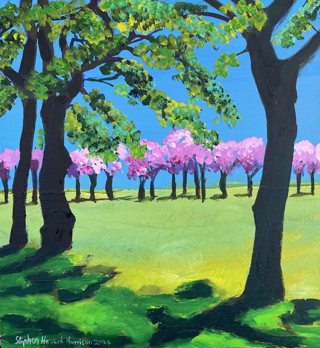 Edinburgh Meadows, Spring by Stephen Howard Harrison