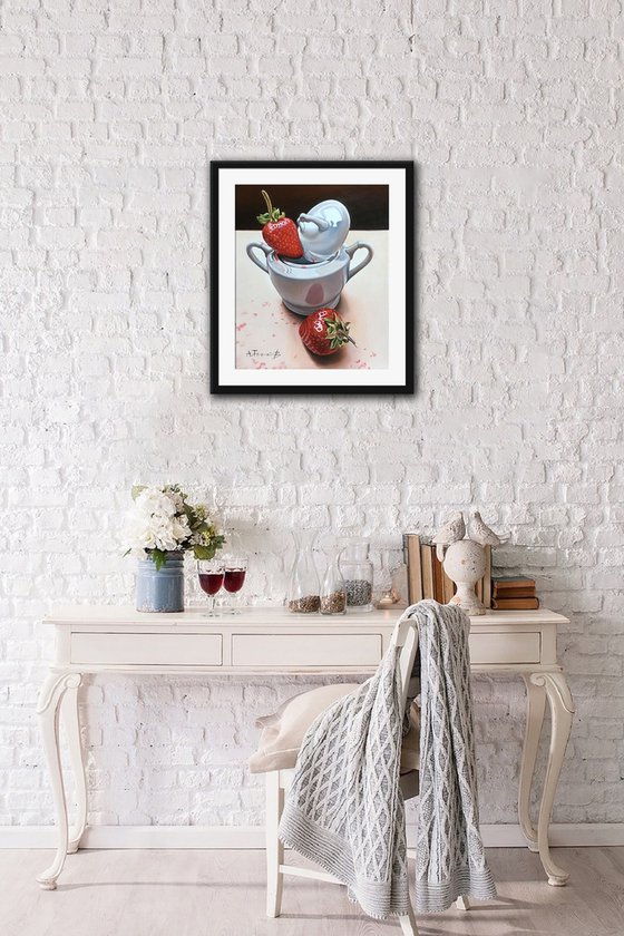 Strawberries in a Sugar Bowl