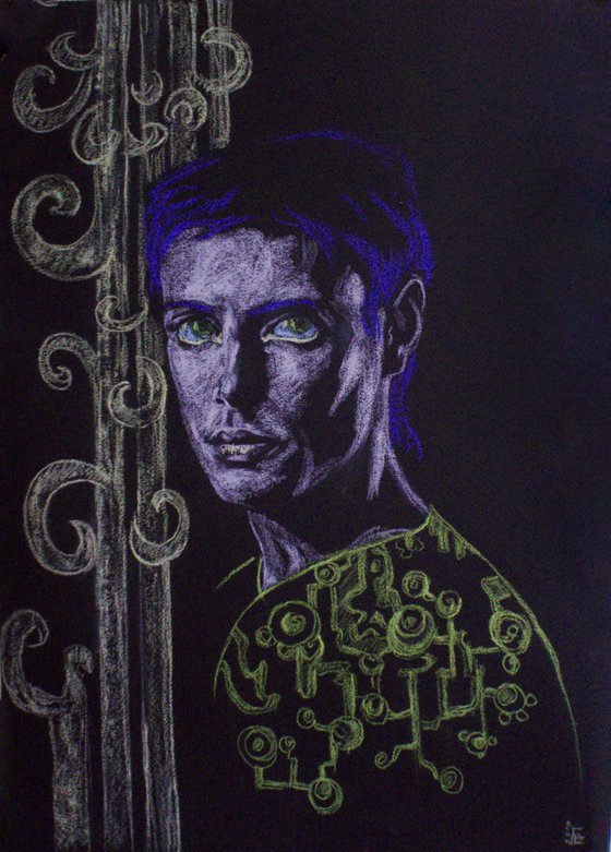 Boy with green eyes