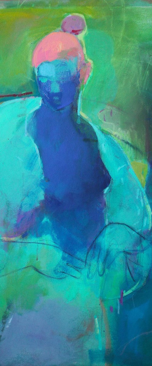 Blue Kimono by Magdalena Morey