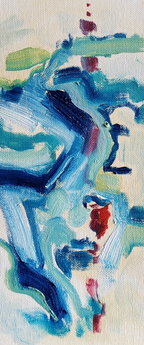 "Seek Knowledge" - Abstract by Katrina Case