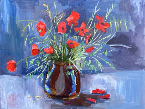 Still Life with Poppies