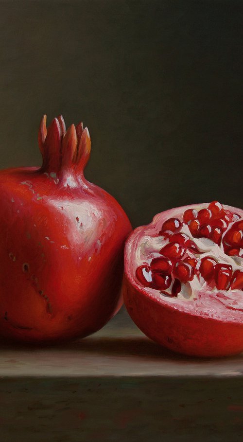 Pomegranates by Albert Kechyan