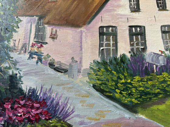 Dalen Thatch House Painting