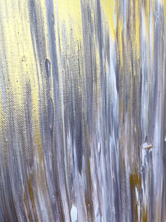 Abstraction golden rain.