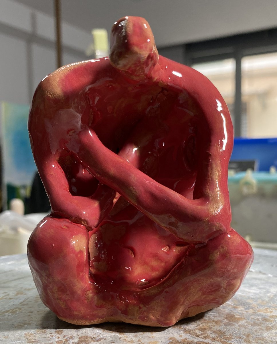 Organic Clay Sculpture , Istante By YS?rei, 4 X 4, Artwork For Sale On Artfinder