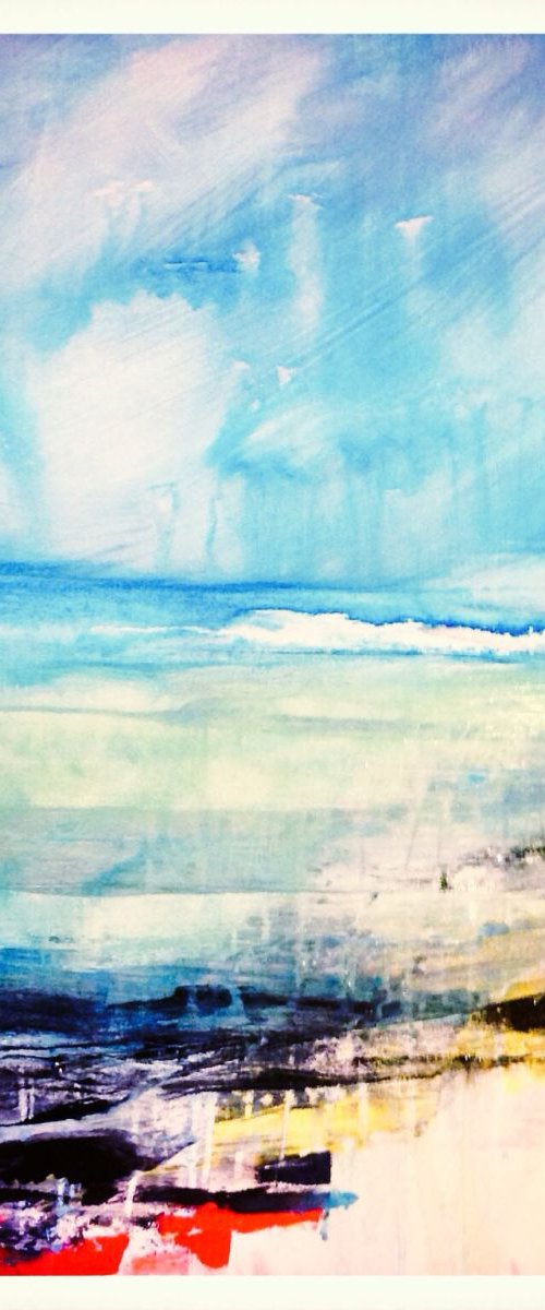 Sea scape  by Linda Collins Lamb