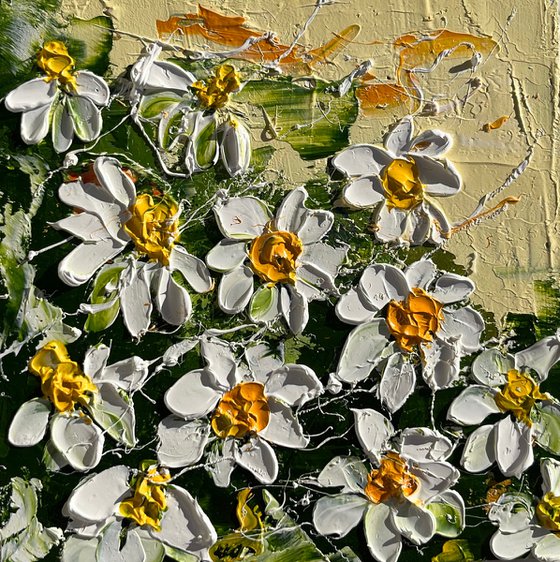 Daisy Chamomile Painting