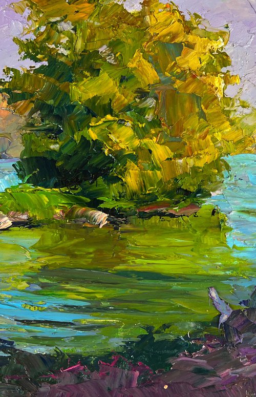 A River along the Forest by Boris Serdyuk