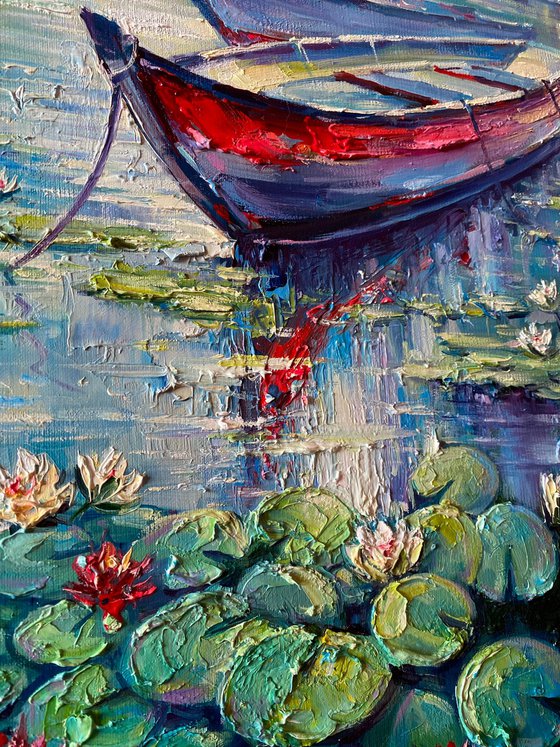 "Morning Water-Lilies pond"