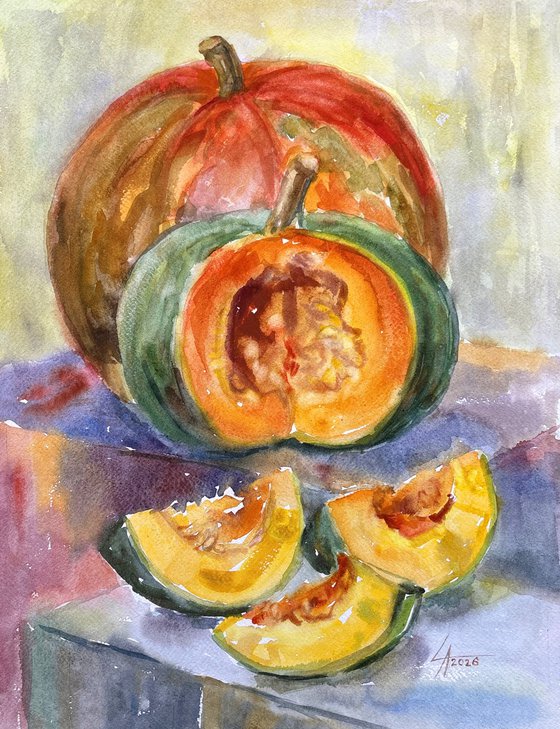 Pumpkin and slices