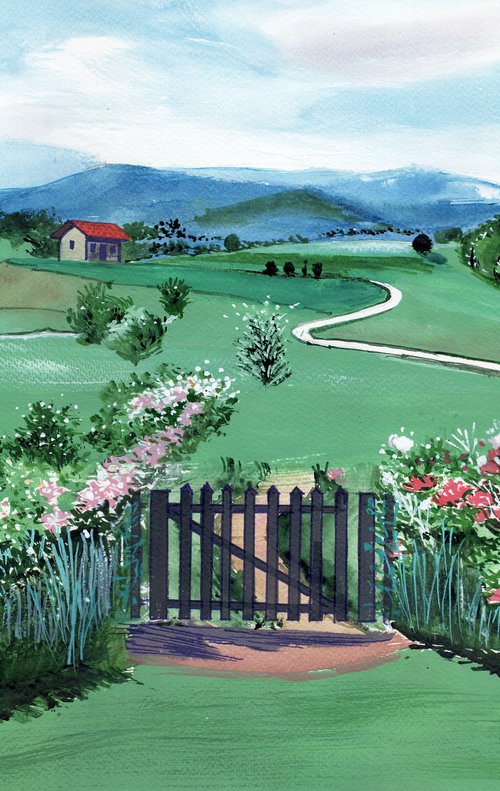 Green Pastures by Anil Nene
