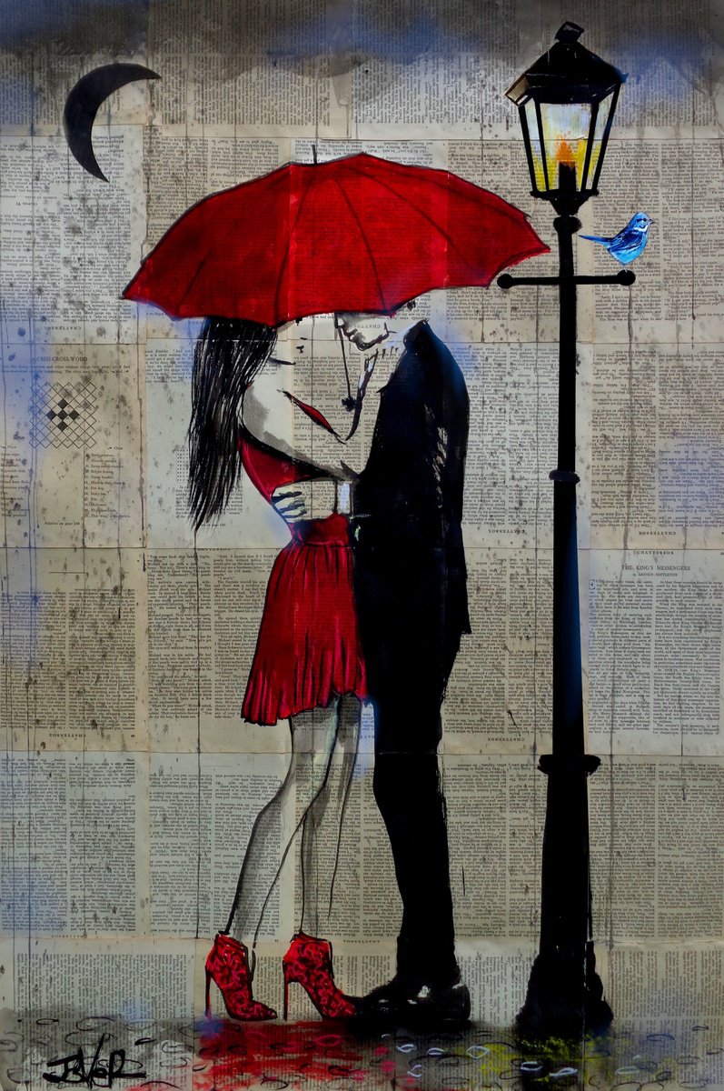 EVEN WHEN IT RAINS by Loui Jover