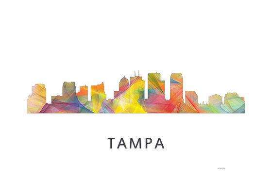 Tampa Florida Skyline WB1
