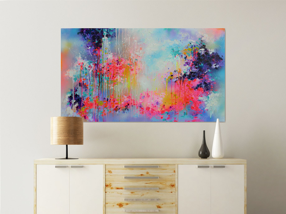 Fresh Moods 48, Large Gallery Quality Ready to Hang Abstract Painting FREE SHIPPING