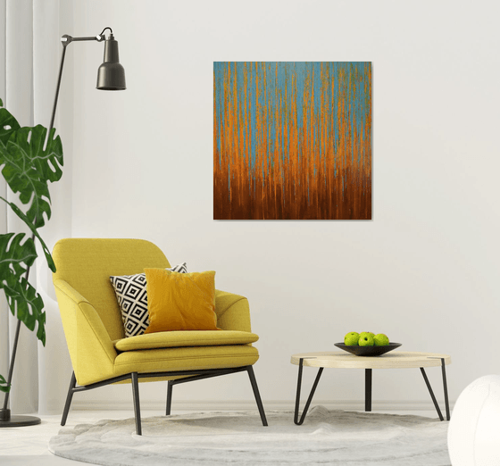 Blue Orange - Color Field