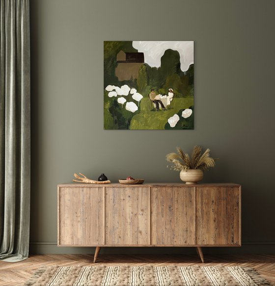 «Time of White Hydrangeas»