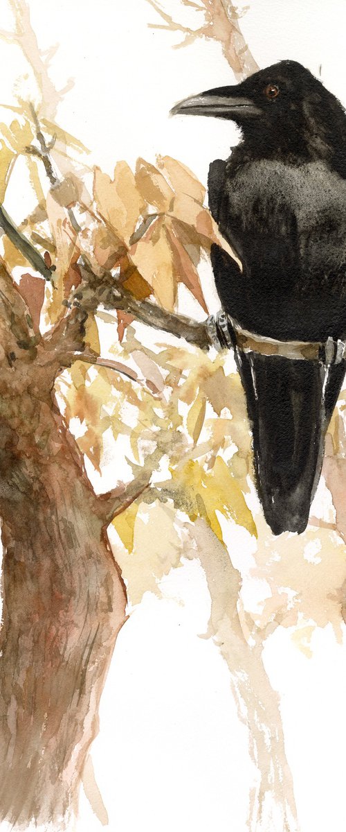 Raven in the Fall by Suren Nersisyan
