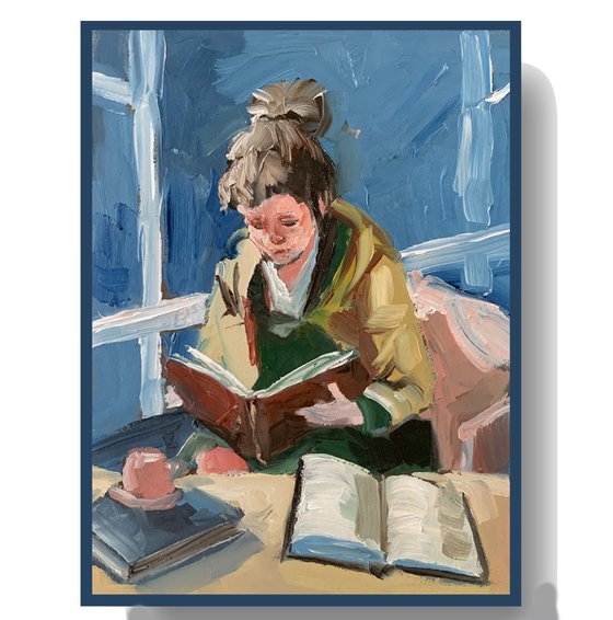 Reading girl.