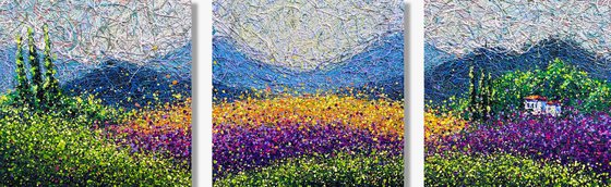 A Journey to Peace - triptych