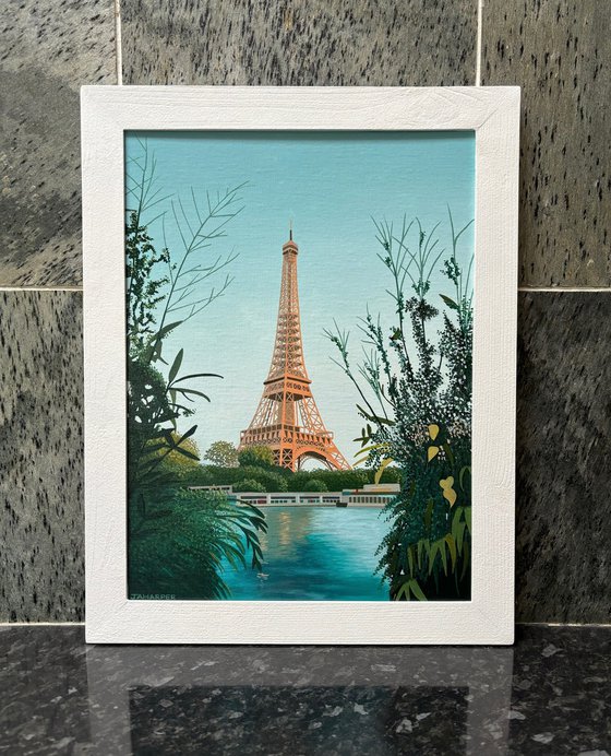 Eiffel Tower (with turquoise)