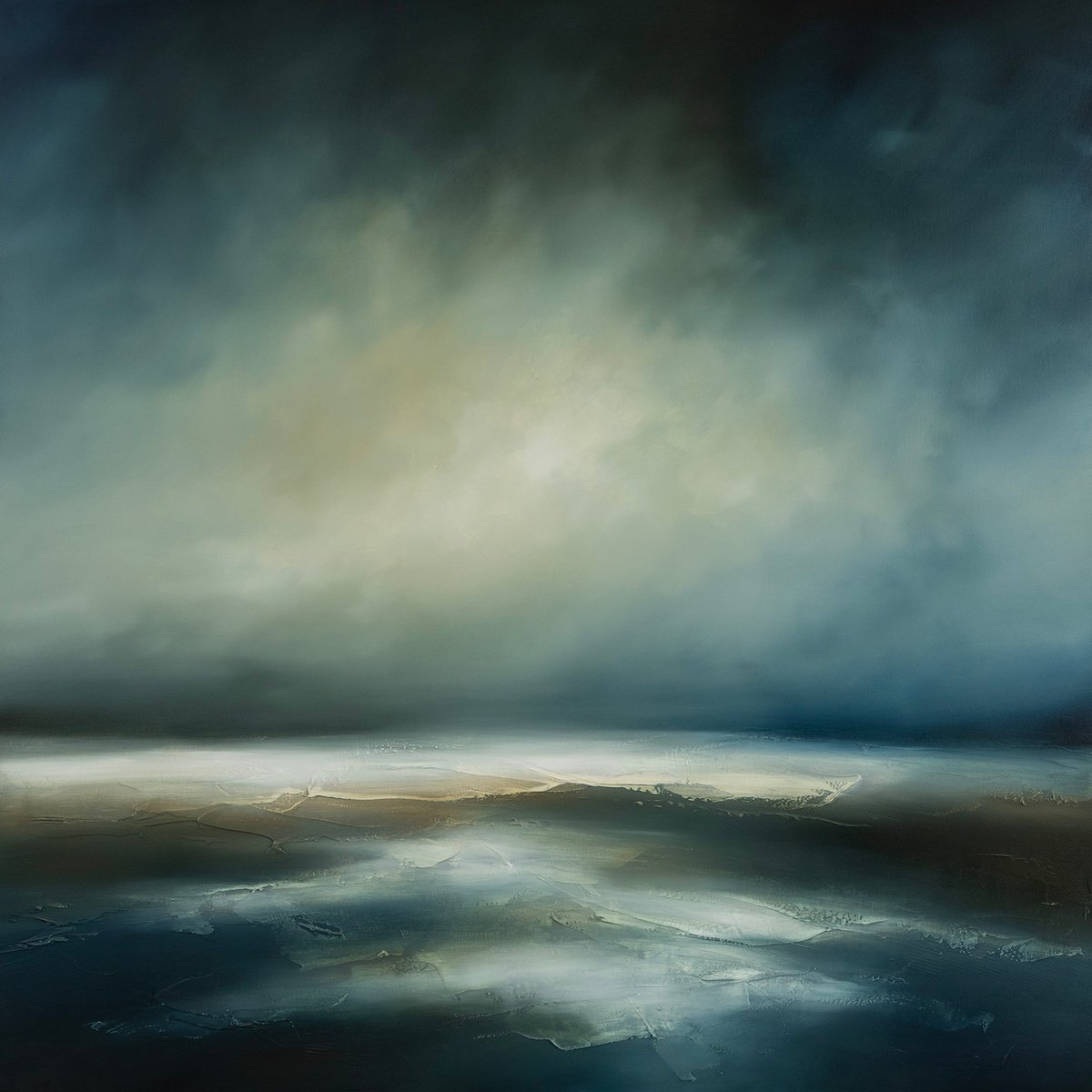 Beyond The Resting Tides By Paul Bennett, 39 X 39, Artwork For Sale On Artfinder