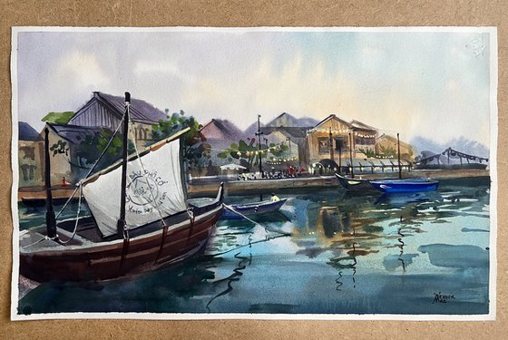 Hoi An, Vietnam. City seafront