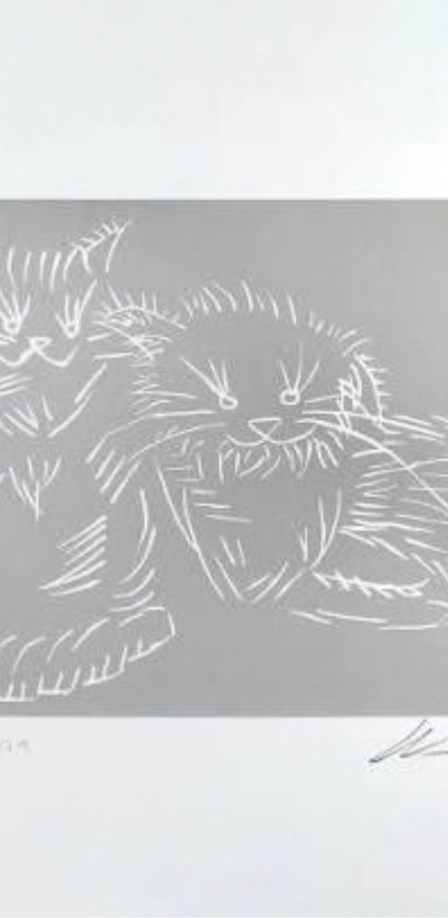 Cats (Silver) by Ai Weiwei
