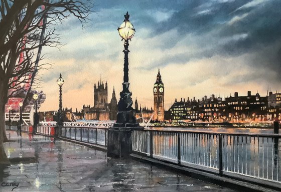 South Bank view of Westminster