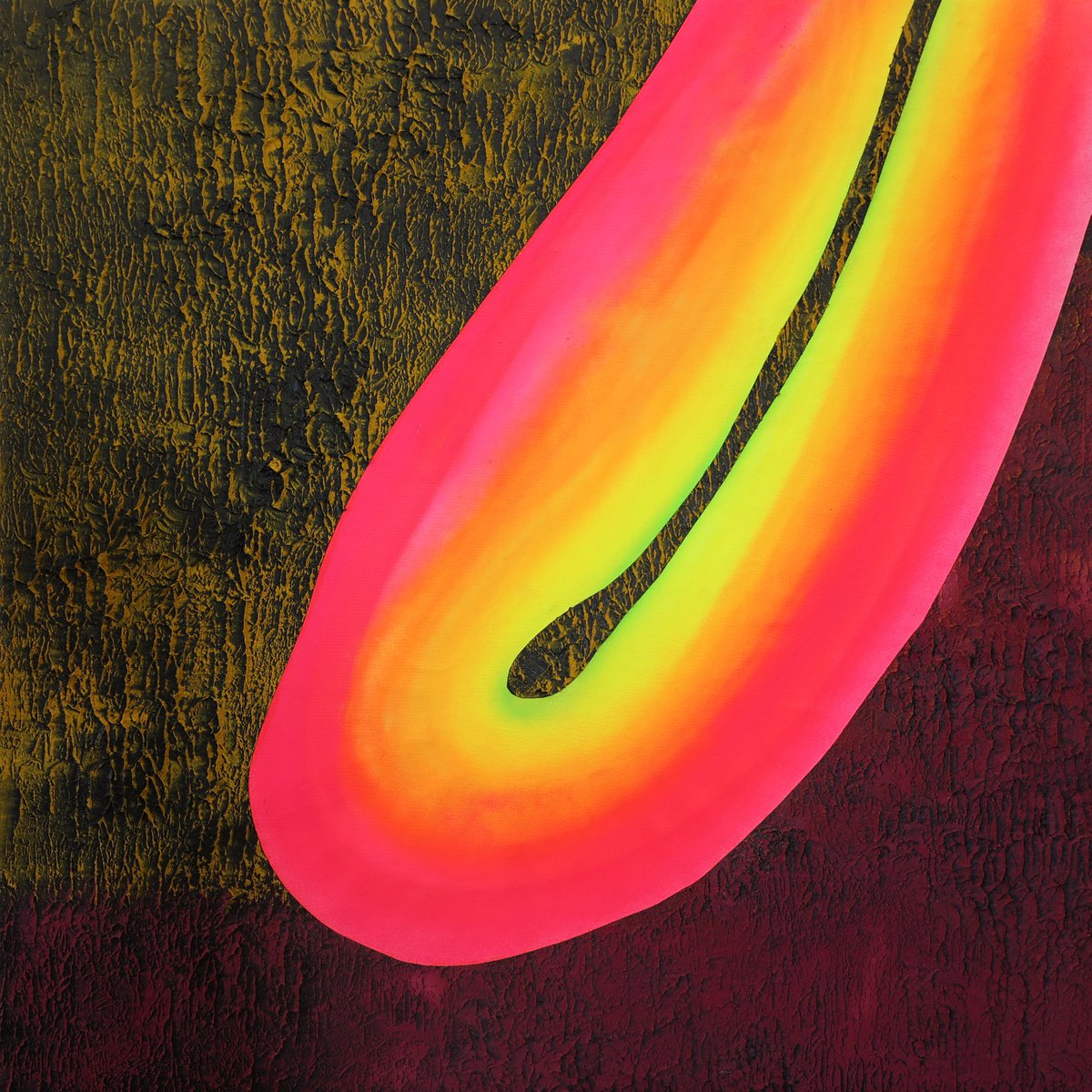 Organic Abstract Oil Painting By Dominic Virtosu, 42 X 42, Towards The Infinite, Original Artwork