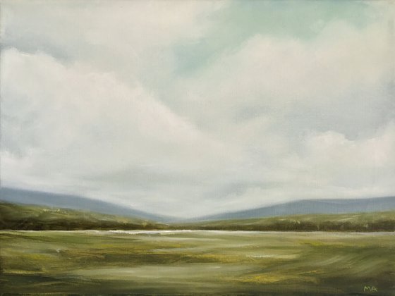 Echoes That Remain - Original Landscape Oil Painting on Stretched Canvas