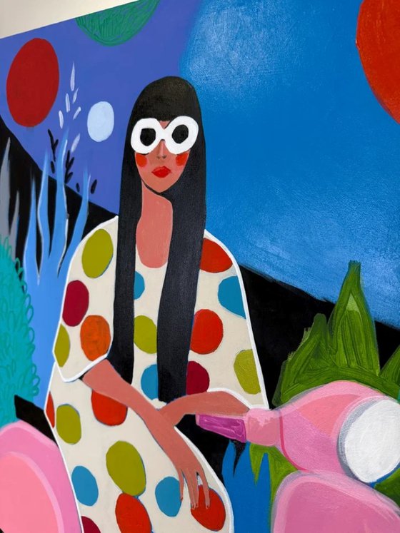 Dream Ride Under Red Sun