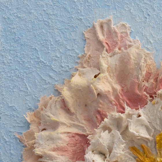 Textured Floral Bloom