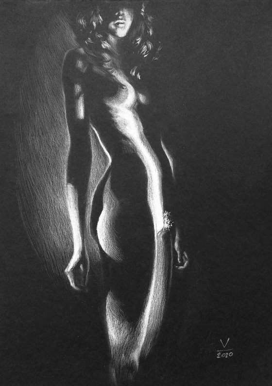 Nude noir #251 25X35cm