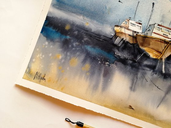 Boat painting