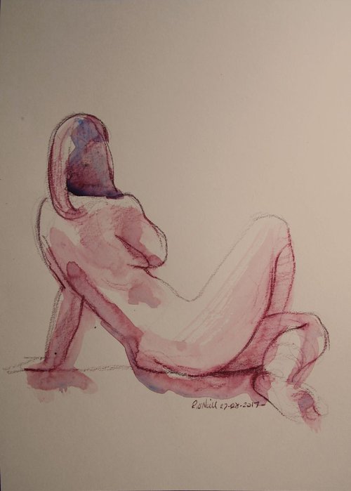 Reclining nude by Rory O’Neill