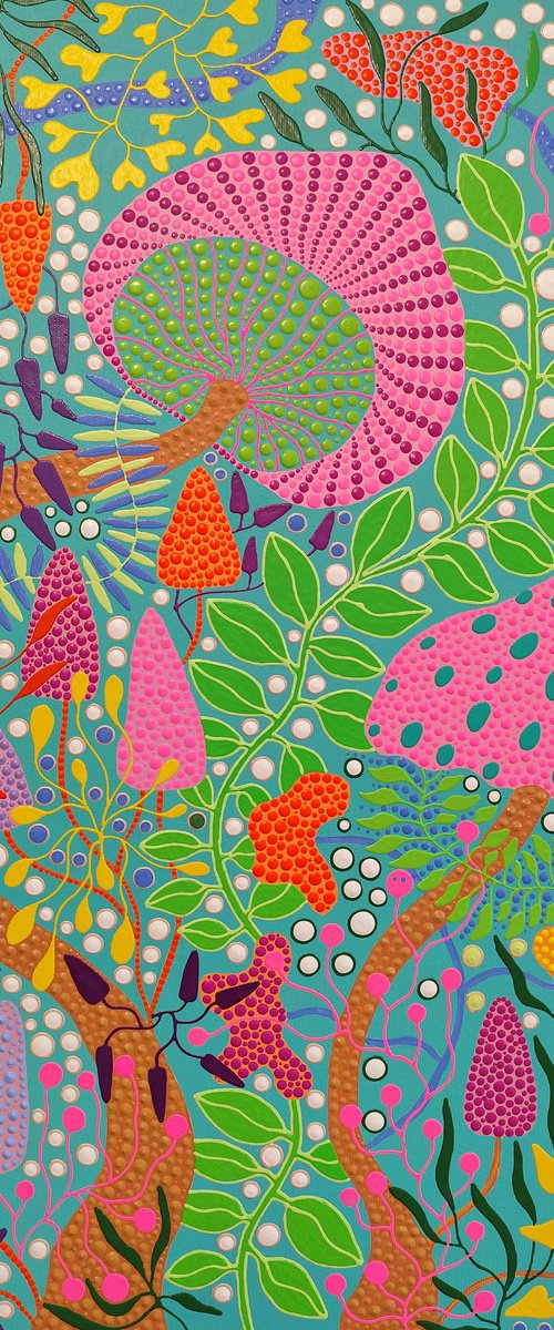 Psychedelic Garden by Oxana Lazari