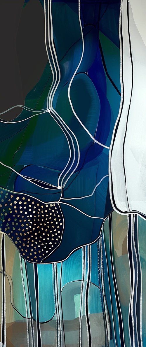 Geometric abstraction #26 by V+V Kniazievi