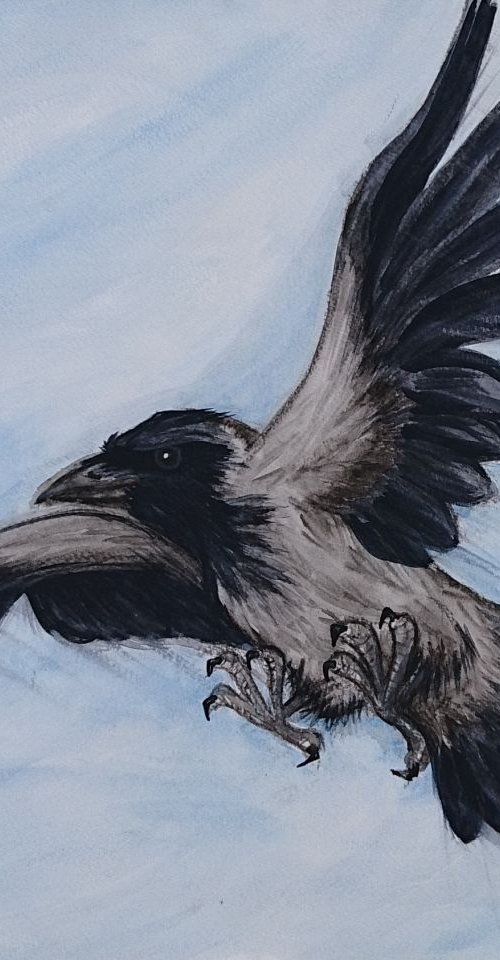 Old raven by Svetlana Vorobyeva