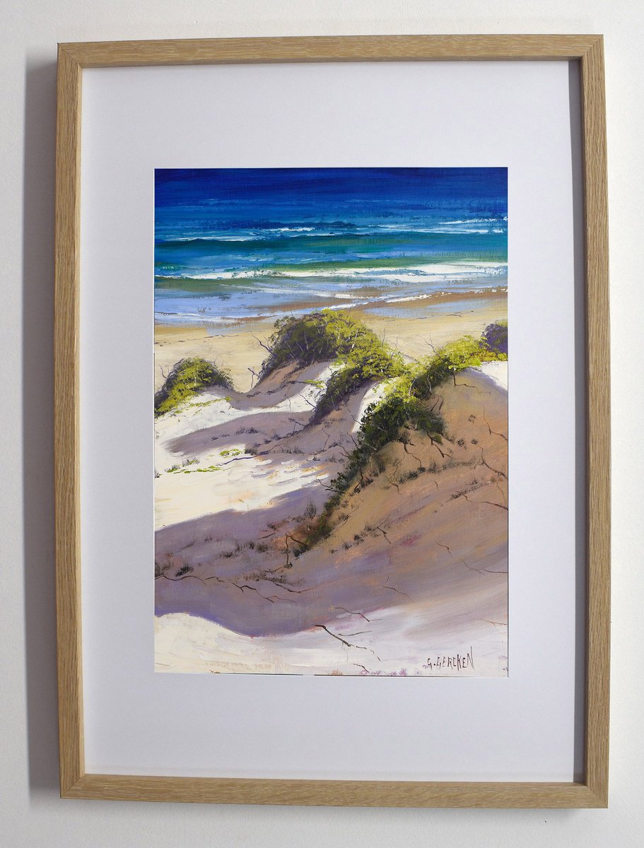 Sandy Dunes To The Beach By Graham Gercken, 16 X 24, Artwork For Sale On Artfinder
