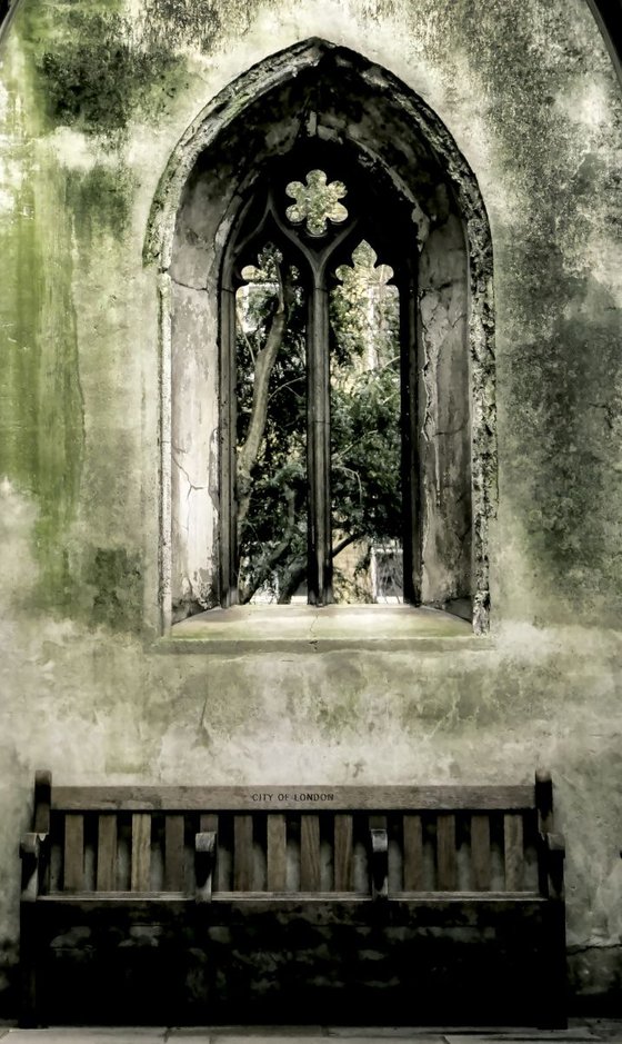 Church window : Take a seat  (Limited edition  2/50) 12X18