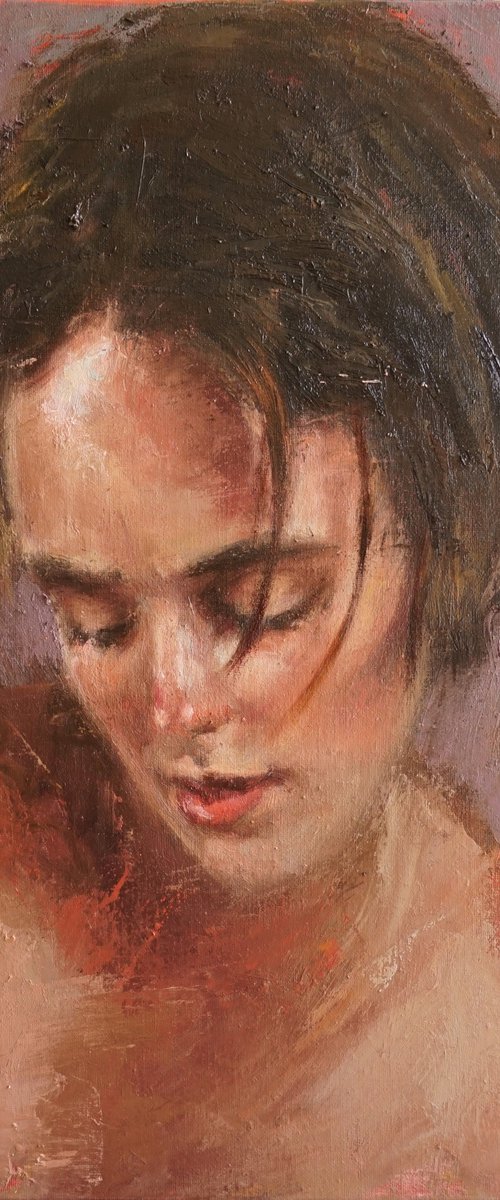 Young woman by Manuel Leonardi