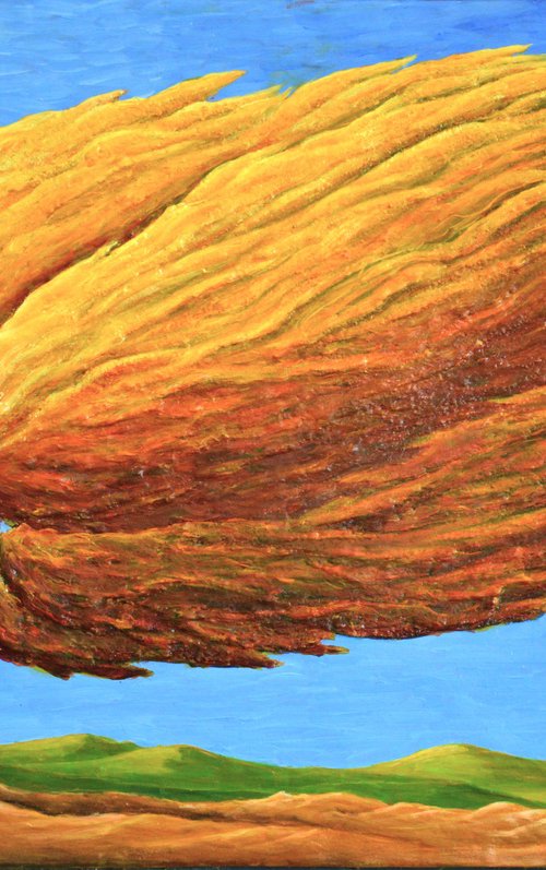 PAESAGGIO CON ALBERO by Giuliano Monechi