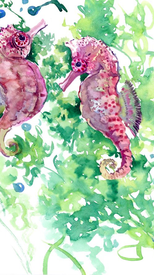 Seahorses by Suren Nersisyan