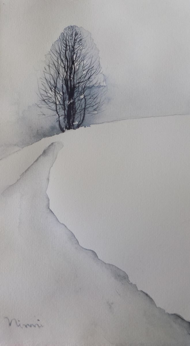 Winter II by Ninni watercolors